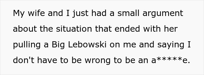 Text about a husband and wife argument, illustrating a fun fact the teacher missed, with a dad putting her in her place.