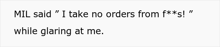 Text showing a heated quote from a mother-in-law during a family drama involving a police officer’s arrest for violent behavior. Text showing a heated quote from a mother-in-law during a family drama involving a police officer’s arrest for violent behavior.
