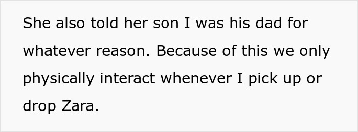 Text excerpt about a dad's limited interaction with his son due to a family issue involving gifts disparity. Text excerpt about a dad's limited interaction with his son due to a family issue involving gifts disparity.