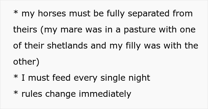 Text showing frustrations about parents treating daughter as family when labor is needed and business when money's involved. Text showing frustrations about parents treating daughter as family when labor is needed and business when money's involved.