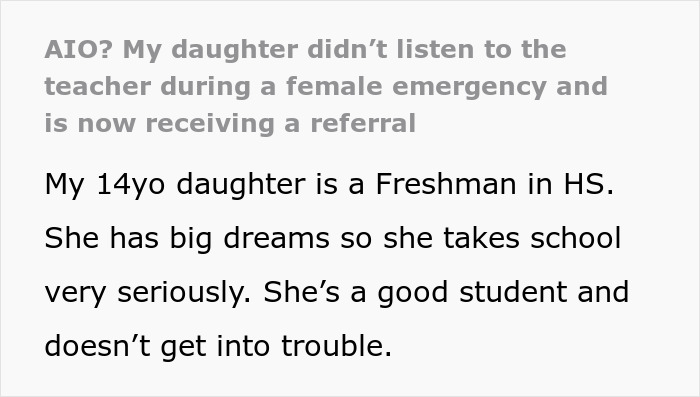 Mom struggling to contain her rage after teacher ignores her daughter&rsquo;s emergency during school hours.