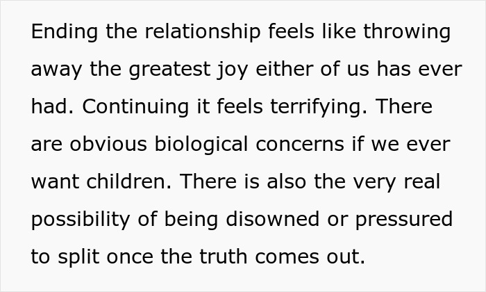 Woman shocked to discover engagement to her first cousin after a surprising family Christmas revelation.