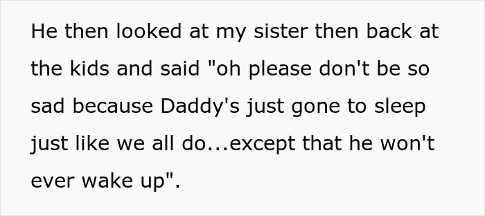 Man says the absolute wrong thing about late BIL at Thanksgiving, upsetting kids with insensitive comment.