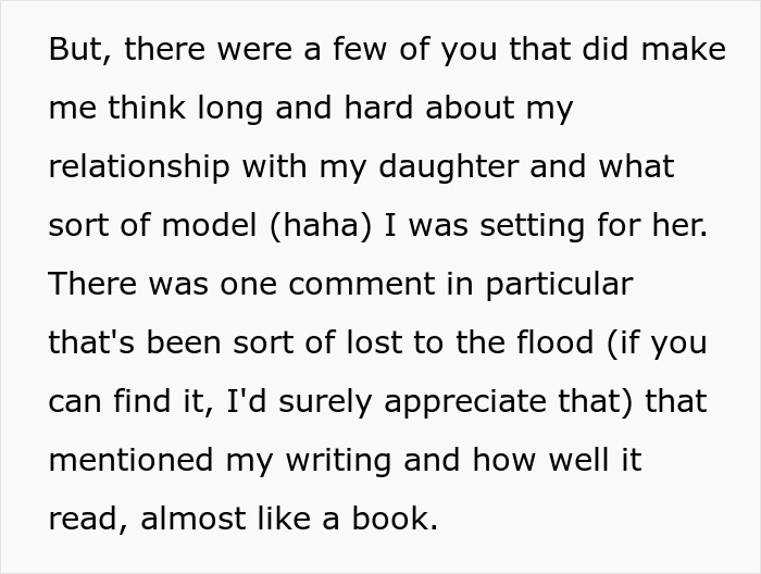 Text excerpt reflecting a mom’s deep resentment as she wishes her daughter were a cheerleader instead of building tiny cottages. Text excerpt reflecting a mom’s deep resentment as she wishes her daughter were a cheerleader instead of building tiny cottages.
