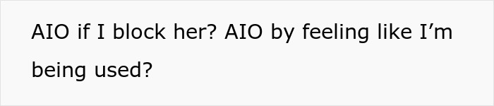 Text message conversation asking if blocking someone is justified due to feeling used by a new friend with kids.