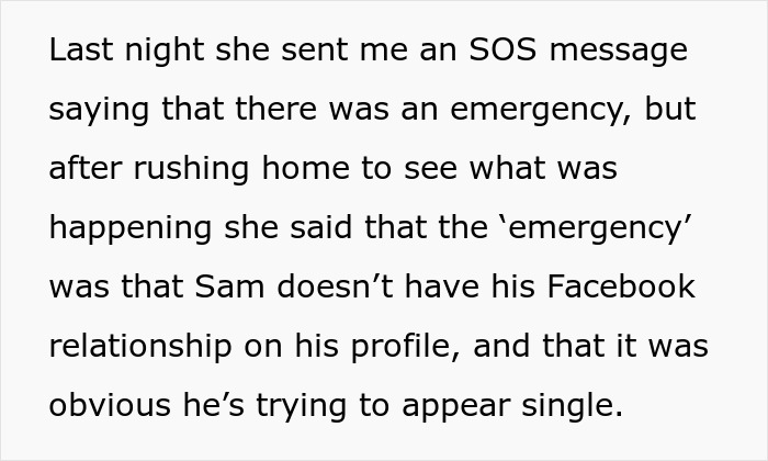 Text message conversation describing a woman fabricating cheating evidence to convince friend to dump boyfriend.