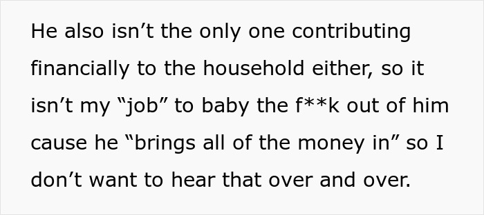 Alt text: Man insists wife doesn’t do anything at home, she stops cleaning his mess in household dispute. Alt text: Man insists wife doesn’t do anything at home, she stops cleaning his mess in household dispute.