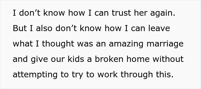 Man debating divorce struggles with trust and the impact of validation seeking on his marriage and family life. - 21