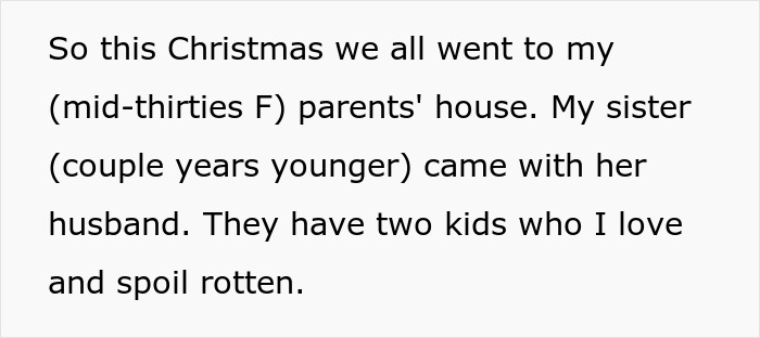 Text excerpt about a Christmas visit to parents, sister with kids, and a heated blanket mentioned Text excerpt about a Christmas visit to parents, sister with kids, and a heated blanket mentioned