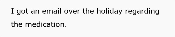 Text image stating a parent refusing to make their twins less similar despite school requests regarding medication. Text image stating a parent refusing to make their twins less similar despite school requests regarding medication.