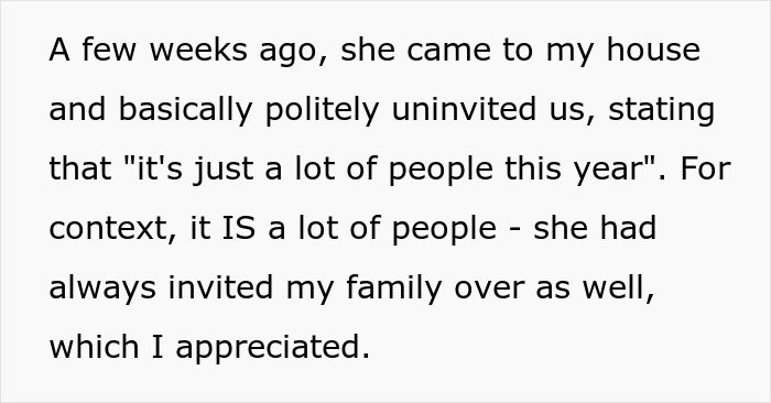 Woman refuses to attend MIL&rsquo;s Thanksgiving after being reinvited due to other guests flaking on the celebration.