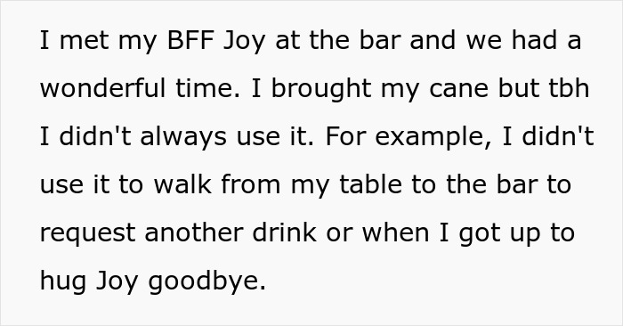 Woman films coworker after work to try to prove she is not actually disabled, sparking controversy and debate.