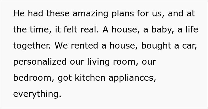 Text excerpt describing a woman’s emotional story after her affair partner leaves her, reflecting on karma and betrayal. Text excerpt describing a woman’s emotional story after her affair partner leaves her, reflecting on karma and betrayal.