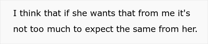 Text image showing the quote about a woman demanding her swimmer boyfriend look like her friend&rsquo;s partner and his response.