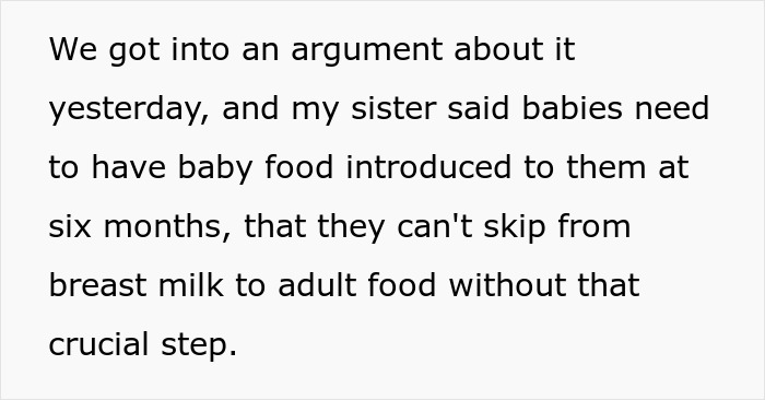 Childless Sis Keeps Lecturing Man About Baby Food, Livid When He &ldquo;Mansplains&rdquo; Breastfeeding To Her
