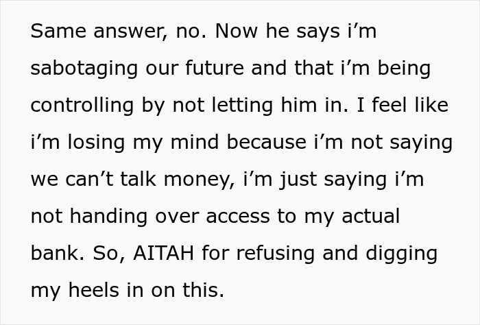 Guy Hints He Won&rsquo;t Propose Until GF Hands Over Her Bank Password, Gets Icy When She Says &ldquo;No Way&rdquo;