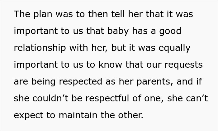 Text excerpt discussing mil refuse baby name about respecting parental requests for naming and family relationships.