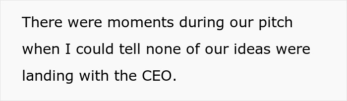 Man delivers a humorous pitch to restaurant bigwigs after sending a snarky letter, leading to a patent opportunity.