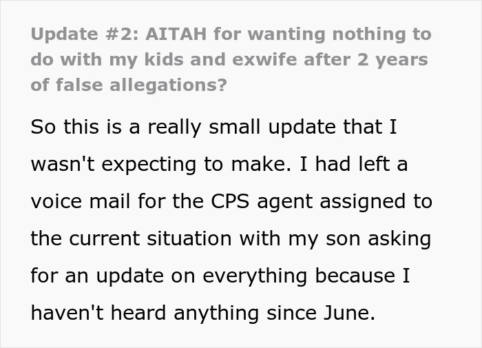 Text update from a dad accused by his kids, sharing how his life fell apart after false allegations.