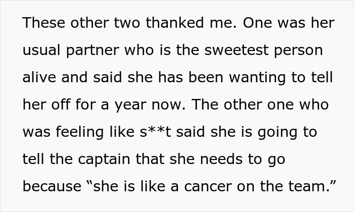 Text excerpt discussing conflict during a pregnancy emergency involving MIL and DIL, highlighting a harsh reality check.