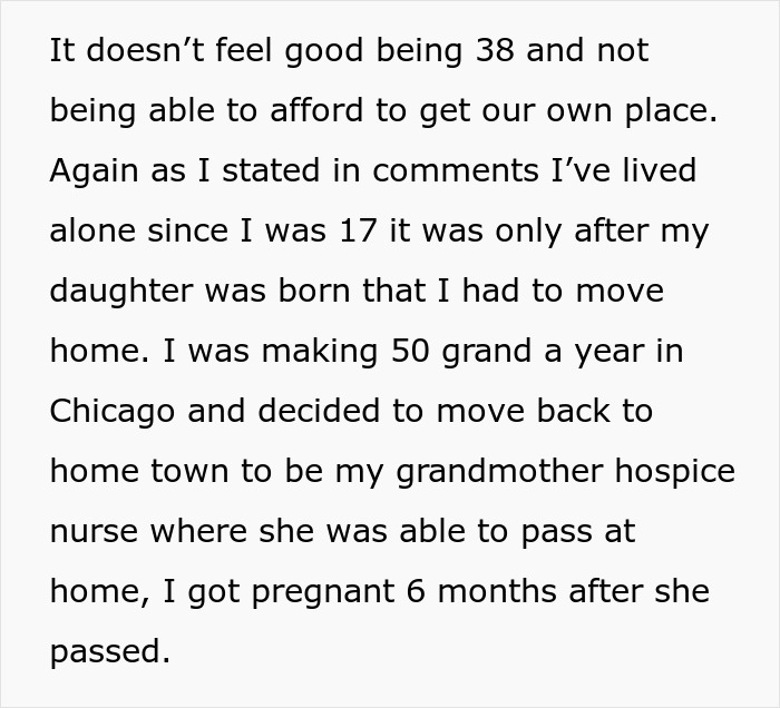 Text describing a woman stealing her 5-year-old niece&rsquo;s skirt and lying when caught red-handed about the incident.