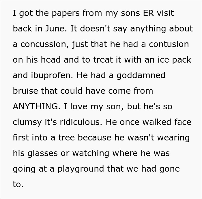 Text excerpt about a dad addressing accusations from his kids, sharing how his life fell apart emotionally.