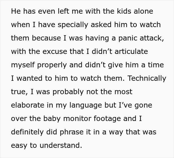 Text describing a fed up wife matching her useless hubby&rsquo;s energy as she struggles to escape a difficult marriage.