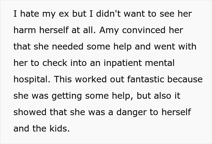 Text excerpt about a woman&rsquo;s award winning act in court failing after evidence from husband and her best friend.