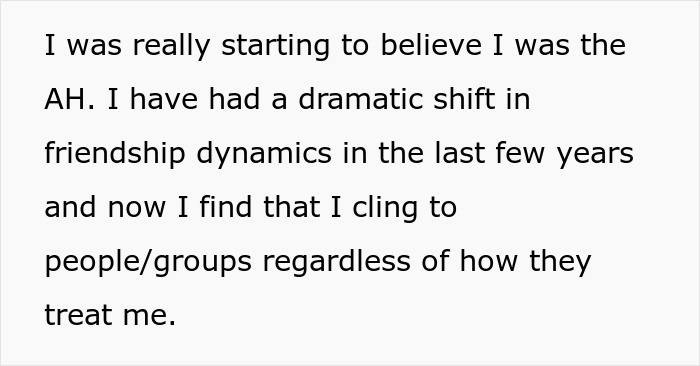 Text excerpt about a woman refusing to drive until all friends buckle seat belts, causing a grudge during a road trip.