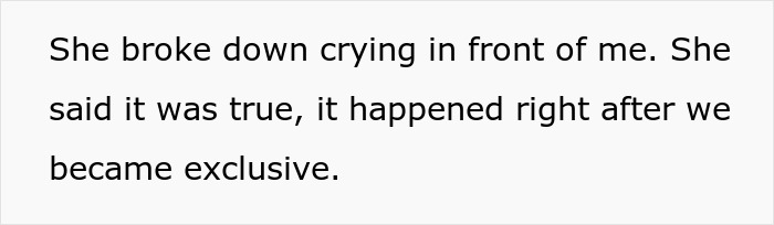 Man overhearing wife's conversation with her sister, shocked and devastated after learning about her infidelity.