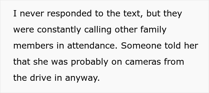 Text about family parole mentioning aunt seen on cameras during visits, with constant calls to other family members involved. Text about family parole mentioning aunt seen on cameras during visits, with constant calls to other family members involved.