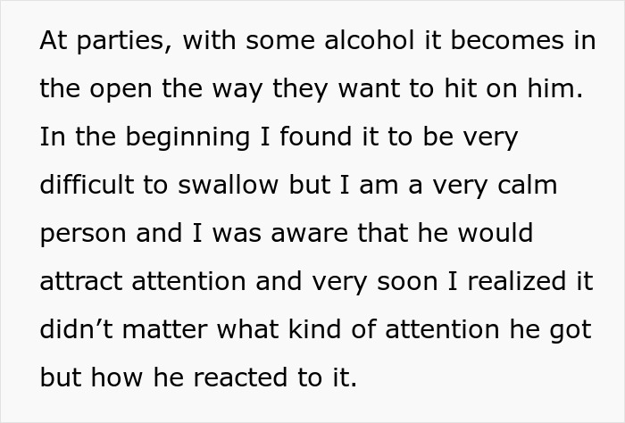 Text from a woman venting about her husband leaving her due to her trust and not feeling jealous in their relationship.