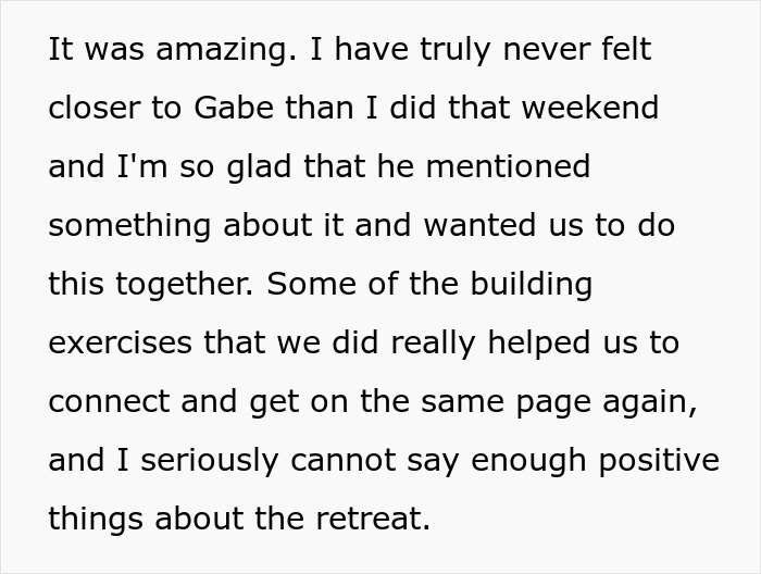 Text excerpt about a guy feeling closer to his fiancée after building exercises, tied to fiancé’s tattoo and postponed wedding. Text excerpt about a guy feeling closer to his fiancée after building exercises, tied to fiancé’s tattoo and postponed wedding.