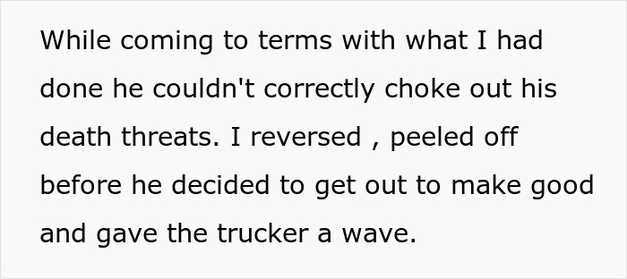 Man uses theatrics to get revenge on workplace bully, frightening him intensely in an office setting.