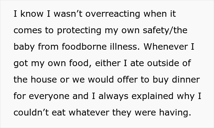 Pregnant woman refuses expired food from 1999 in pantry, prioritizing baby&rsquo;s safety amid family mealtime tension.
