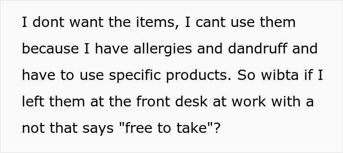 Daycare worker reads coworker's passive-aggressive gift note, revealing the truth about workplace misunderstandings.