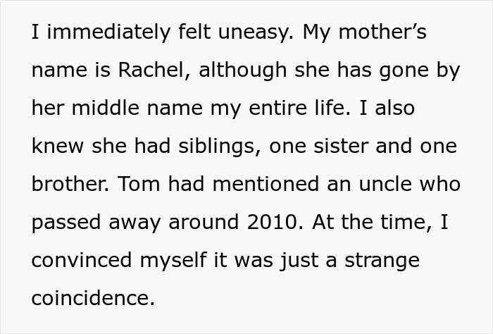 Woman discovering she is engaged to her first cousin after a shocking family Christmas revelation, feeling uneasy and confused.