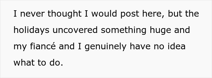 Woman shocked to discover she&rsquo;s engaged to her first cousin during a surprising family Christmas revelation.