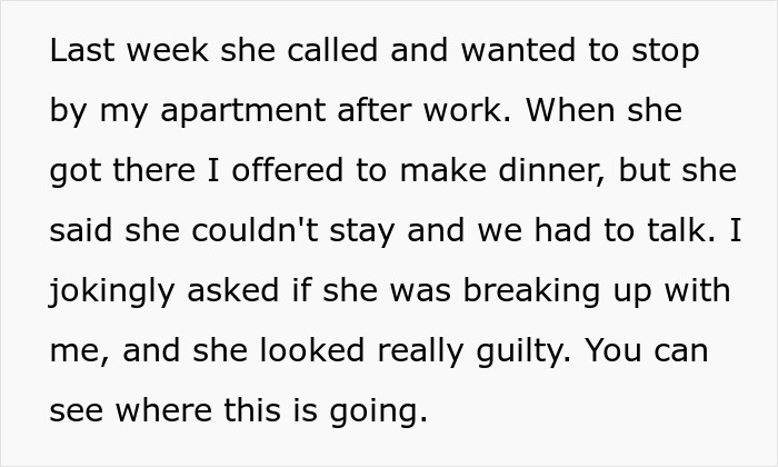 Text excerpt of a guy reminiscing on his ex-GF&rsquo;s princess syndrome and realizing he was the loser 10 years after breakup.