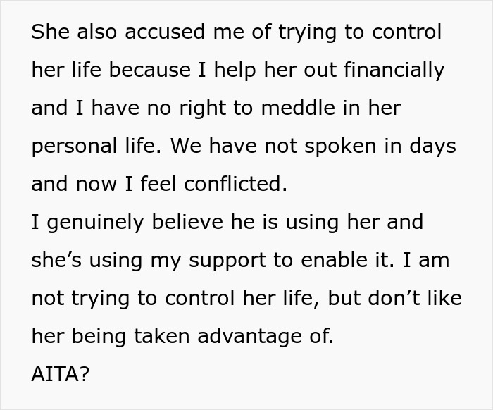 Rich man realizes his helping hand is quietly funding sister’s jobless boyfriend, feels conflicted about enabling behavior. Rich man realizes his helping hand is quietly funding sister’s jobless boyfriend, feels conflicted about enabling behavior.