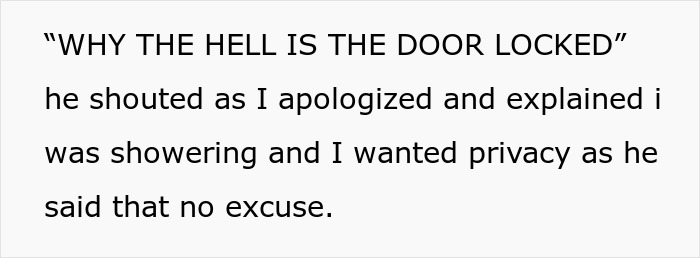 Text excerpt showing a creepy dad trying to lie his way out of trouble after stealing, leading to jail.