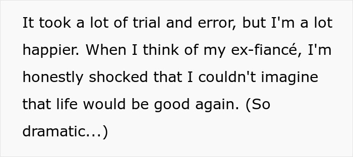 Text excerpt discussing a fiancée’s journey to regain confidence with medicine after hitting rock bottom. Text excerpt discussing a fiancée’s journey to regain confidence with medicine after hitting rock bottom.