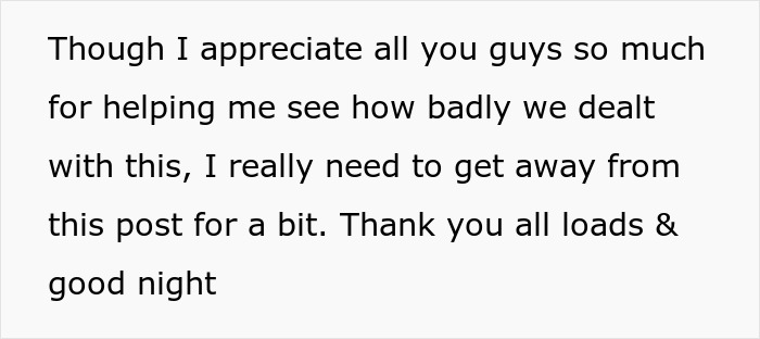 Text post displaying a person expressing gratitude while needing to step away after a woman gives birth in friends' car.