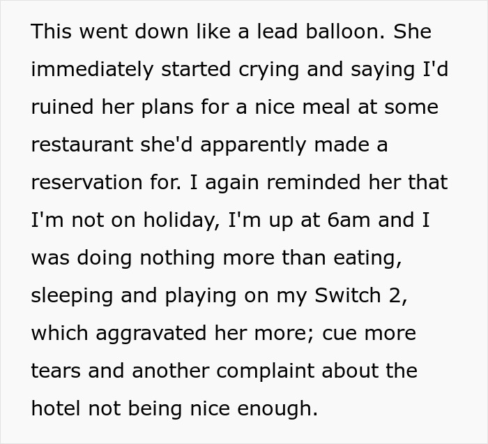 Alt text: Man loses it as girlfriend misunderstands his business trip is not their romantic getaway, causing frustration and tears.