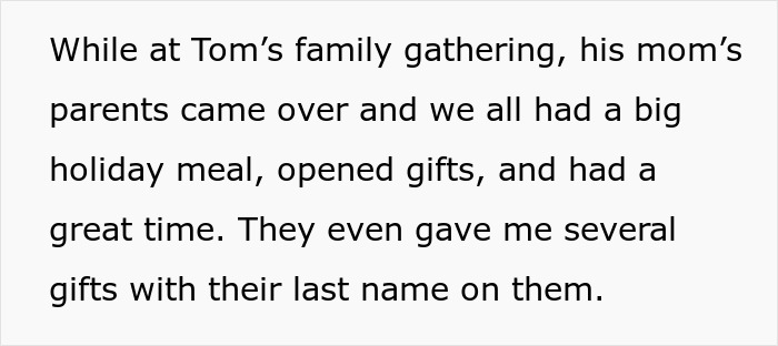 Woman at a family Christmas gathering shocked to discover she&rsquo;s engaged to her first cousin after gift exchange.