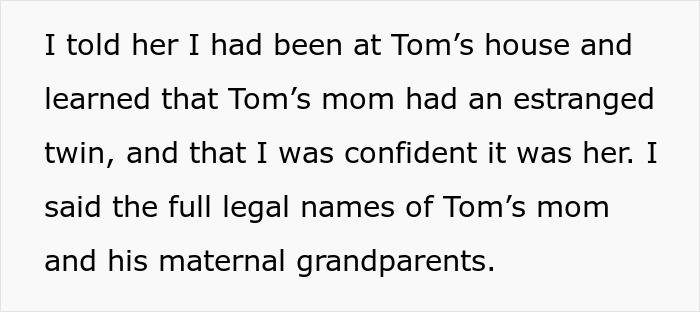 Text excerpt about a woman discovering family ties to her fianc&eacute; after a shocking Christmas gathering.