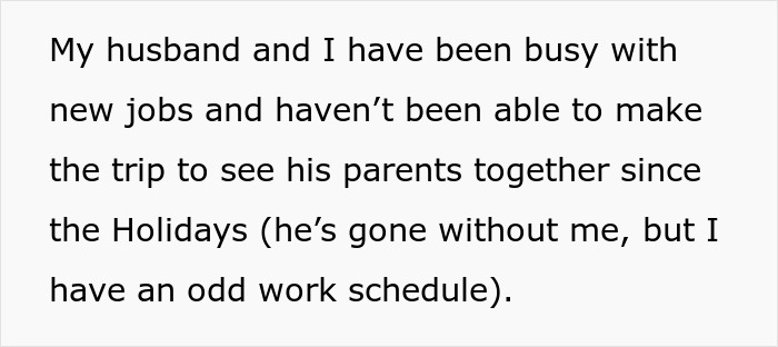 Text excerpt about a woman uncomfortable with mil AI images discussing busy work schedules and family visits.