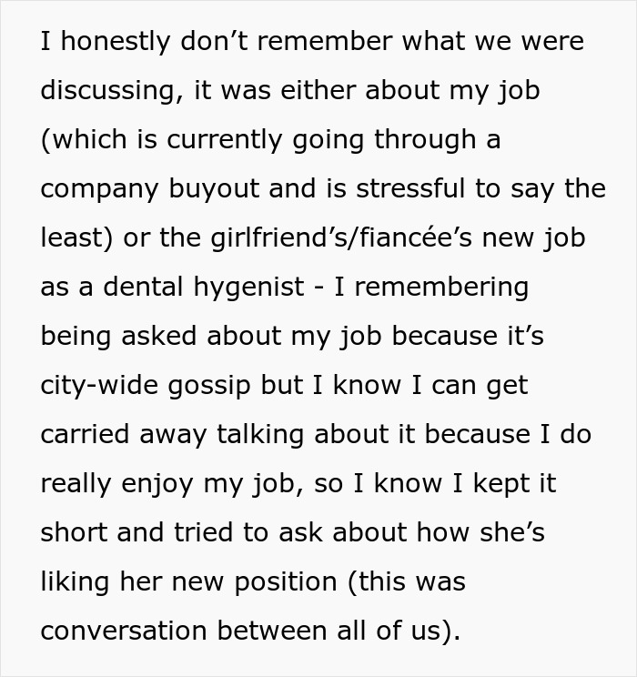 Text excerpt about husband&rsquo;s weird behavior at dinner and wife&rsquo;s reaction causing tension between them.