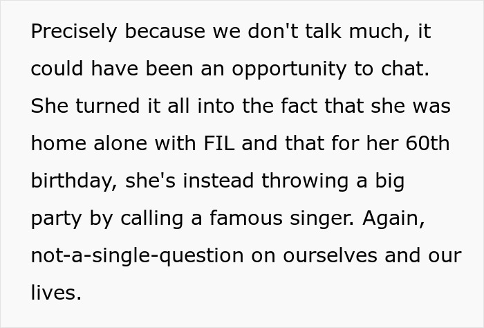 Text discussing MIL demanding DIL risk her job for a celebrity birthday video, highlighting family tension and refusal.