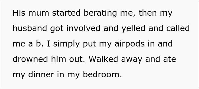 Text excerpt describing a husband throwing a tantrum after his wife refuses to comply with his demands.
